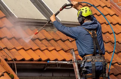 Démoussage et hydrofuge de toiture à Rebréchien
